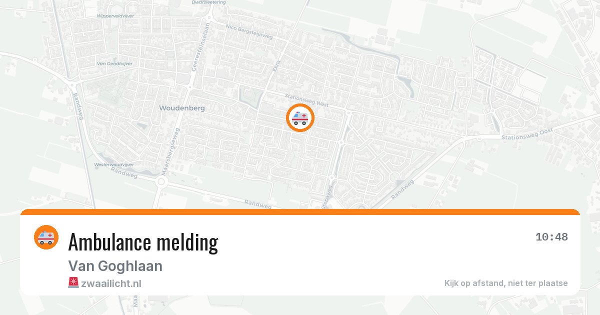 Ambulance melding — 1 mei 2026