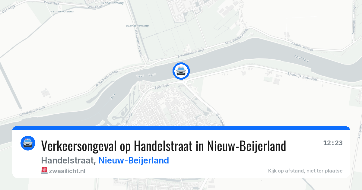 Verkeersongeval op Handelstraat in Nieuw-Beijerland — 16 jun 2026