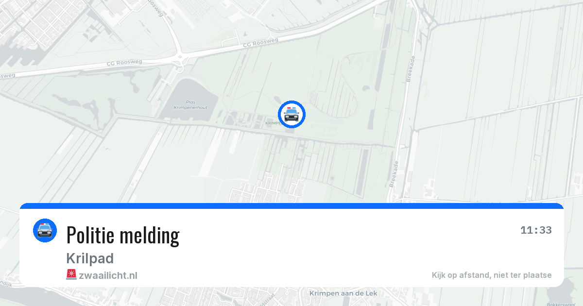 Politie melding — 3 jun 2026