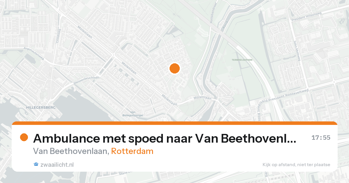 Ambulance met spoed naar Van Beethovenlaan in Rotterdam — 30 jan 2026