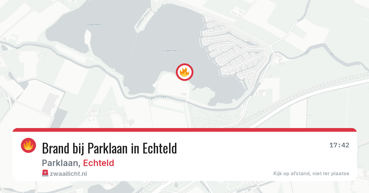 Brand bij Parklaan in Echteld — 17 jul 2026
