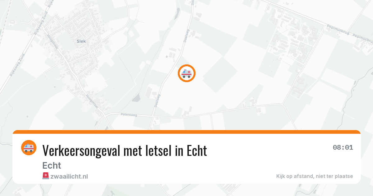 Verkeersongeval met letsel in Echt — 9 feb 2026