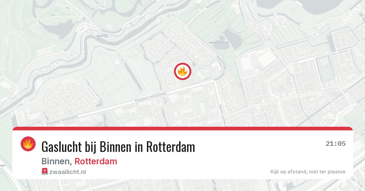 Gaslucht bij Binnen in Rotterdam — 29 jan 2026