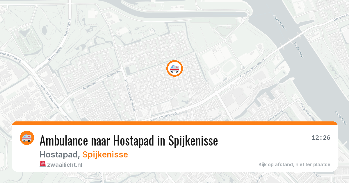Ambulance naar Hostapad in Spijkenisse — 31 jul 2026