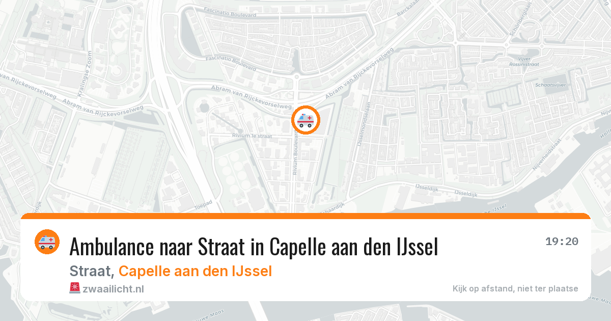 Ambulance naar Straat in Capelle aan den IJssel — 7 apr 2026