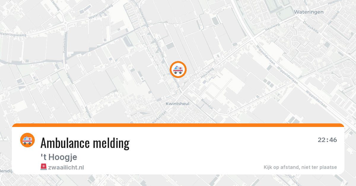 Ambulance melding — 21 jun 2026