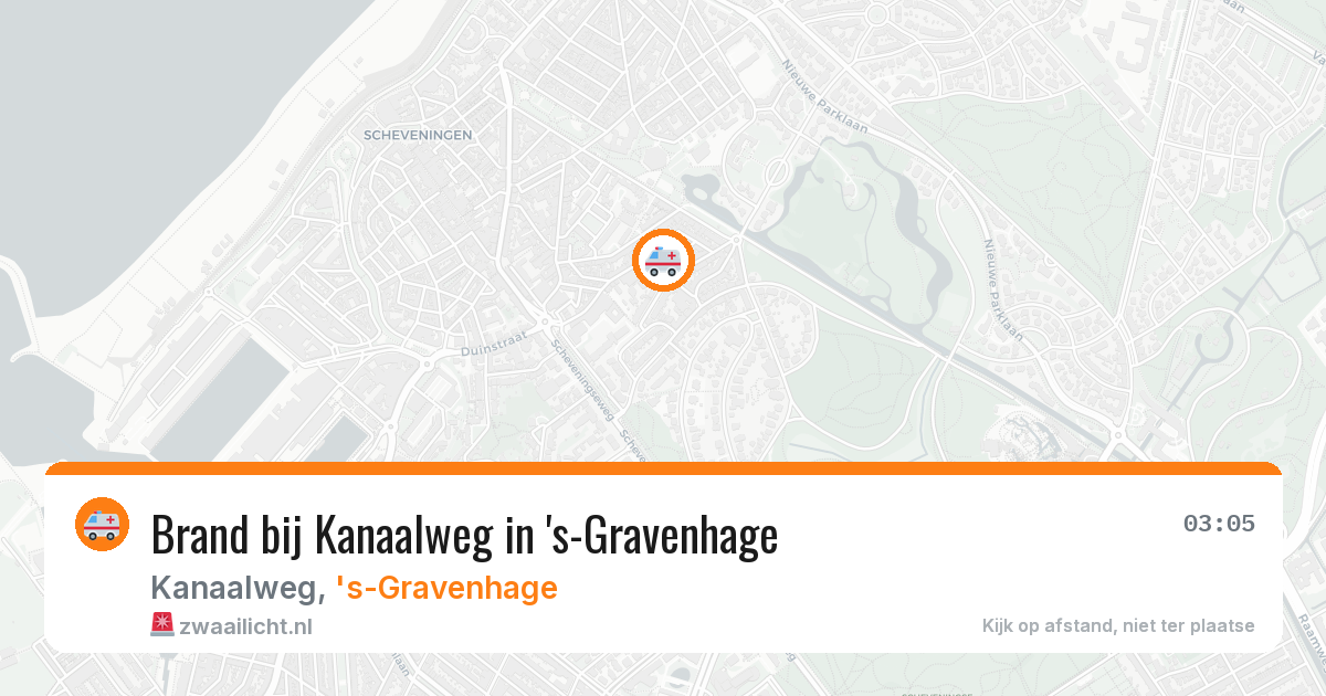 Brand bij Kanaalweg in 's-Gravenhage — 11 mei 2026