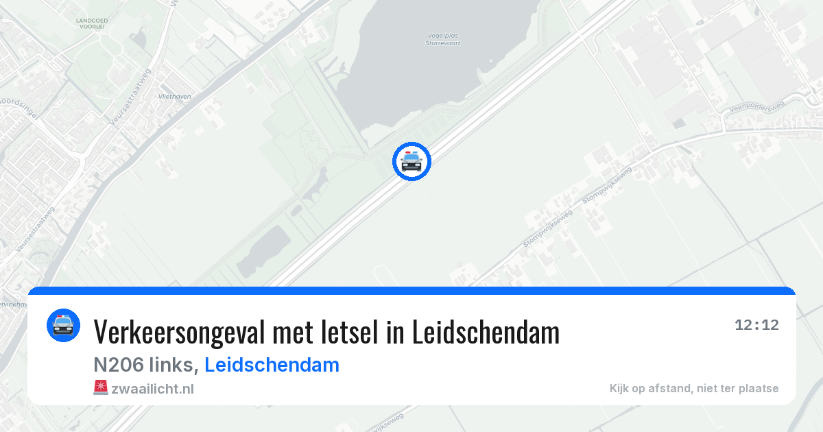Verkeersongeval met letsel in Leidschendam — 26 mrt 2026