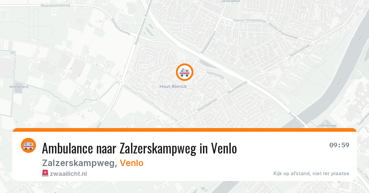 Ambulance naar Zalzerskampweg in Venlo — 27 mei 2026