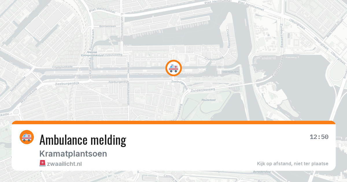Ambulance melding — 6 jul 2026