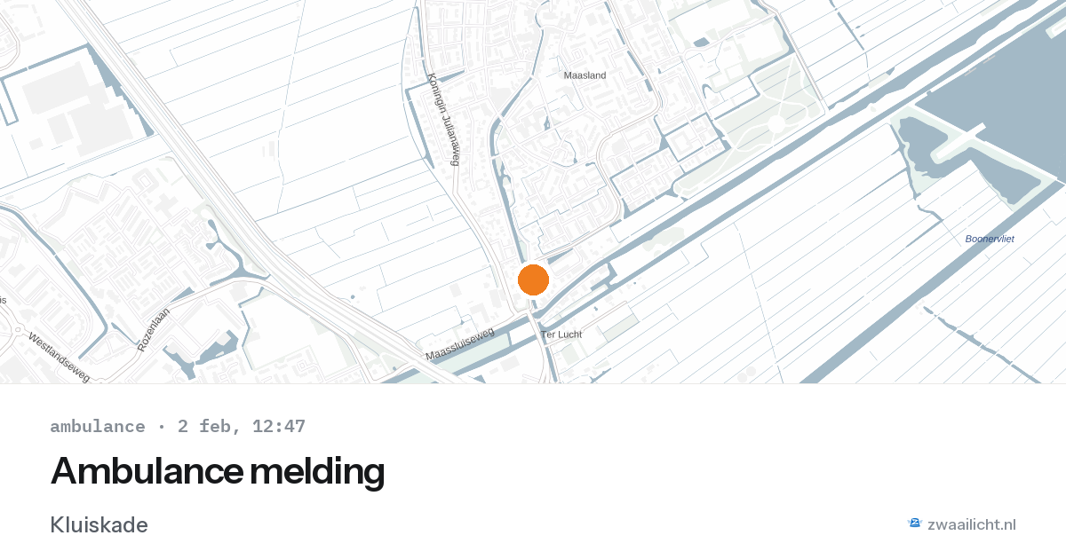 Ambulance melding — 2 feb 2026