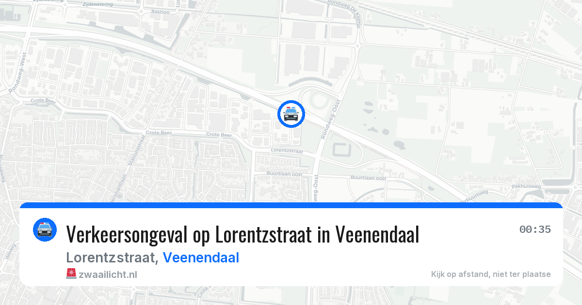 Verkeersongeval op Lorentzstraat in Veenendaal — 5 mei 2026
