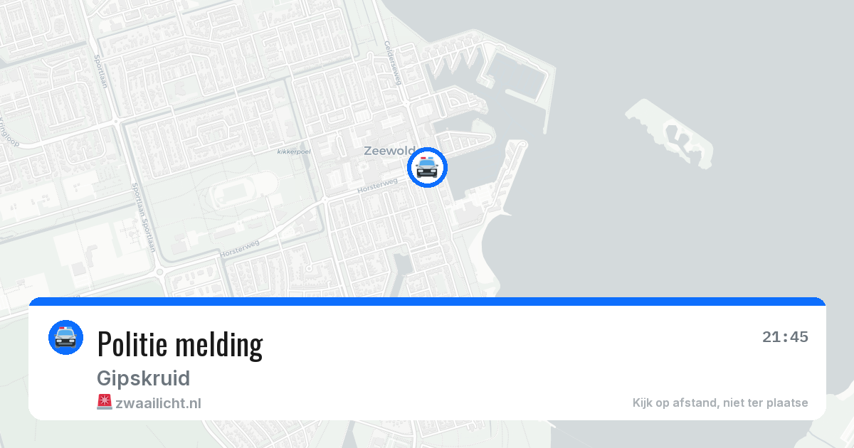 Politie melding — 9 jul 2026