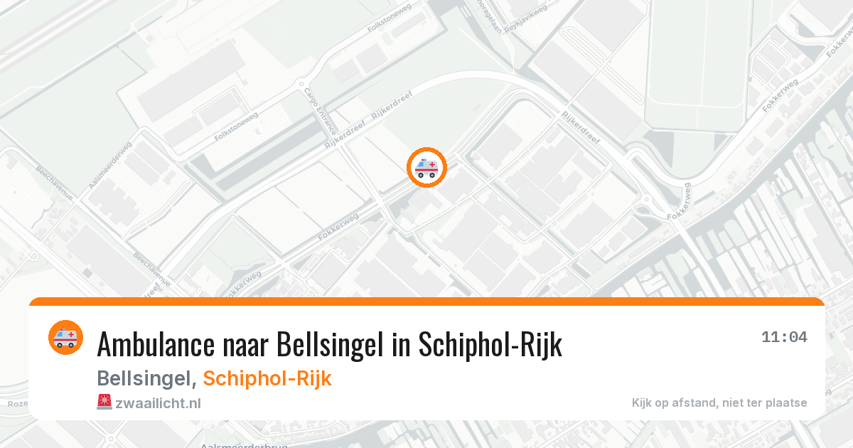 Ambulance naar Bellsingel in Schiphol-Rijk — 1 apr 2026