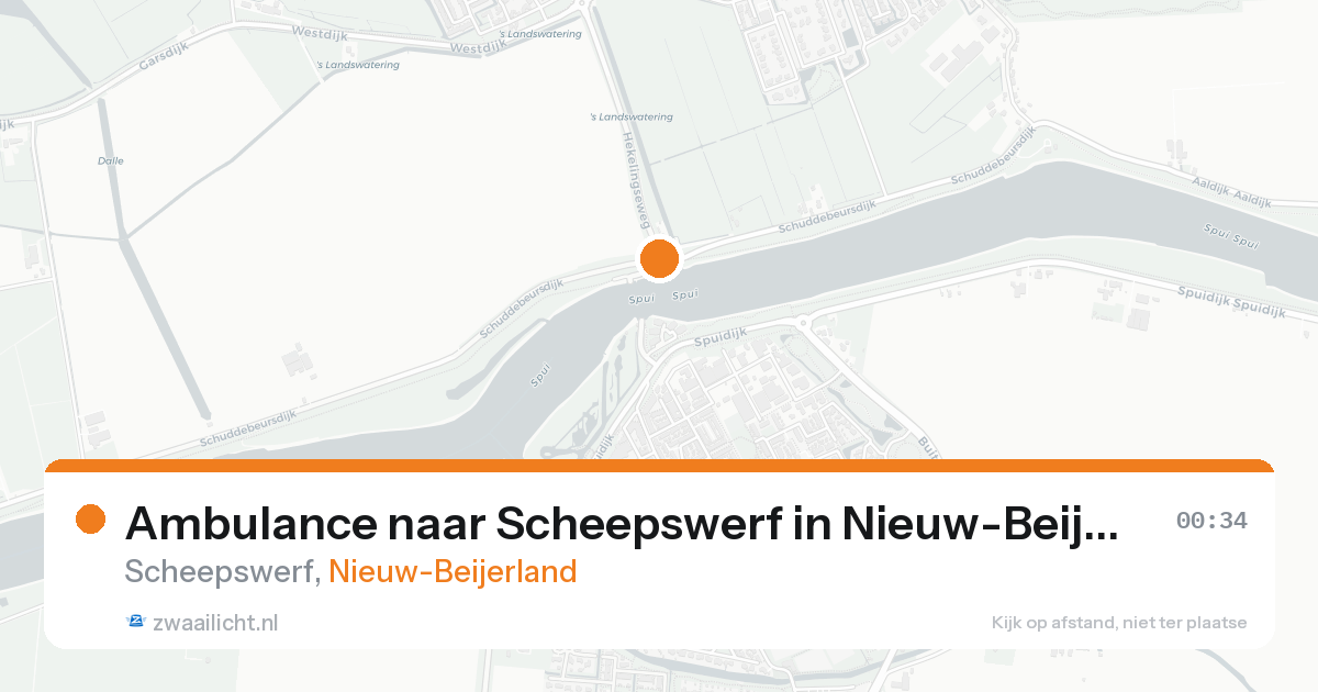 Ambulance naar Scheepswerf in Nieuw-Beijerland — 22 aug 2026