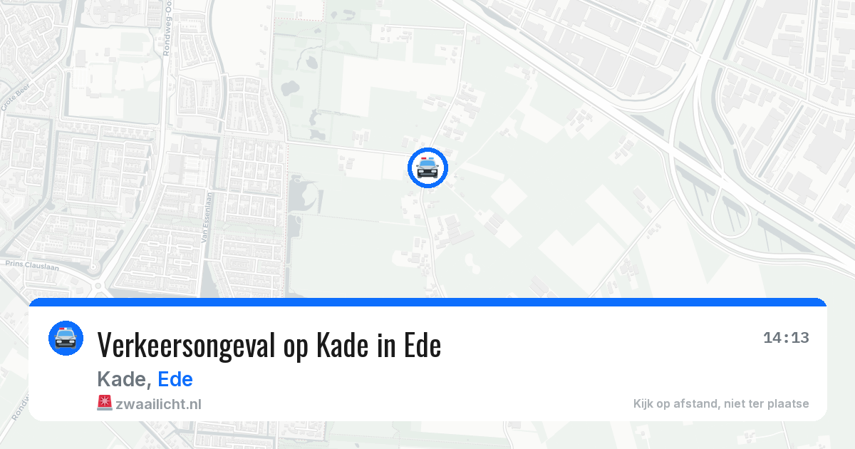 Verkeersongeval op Kade in Ede — 8 apr 2026