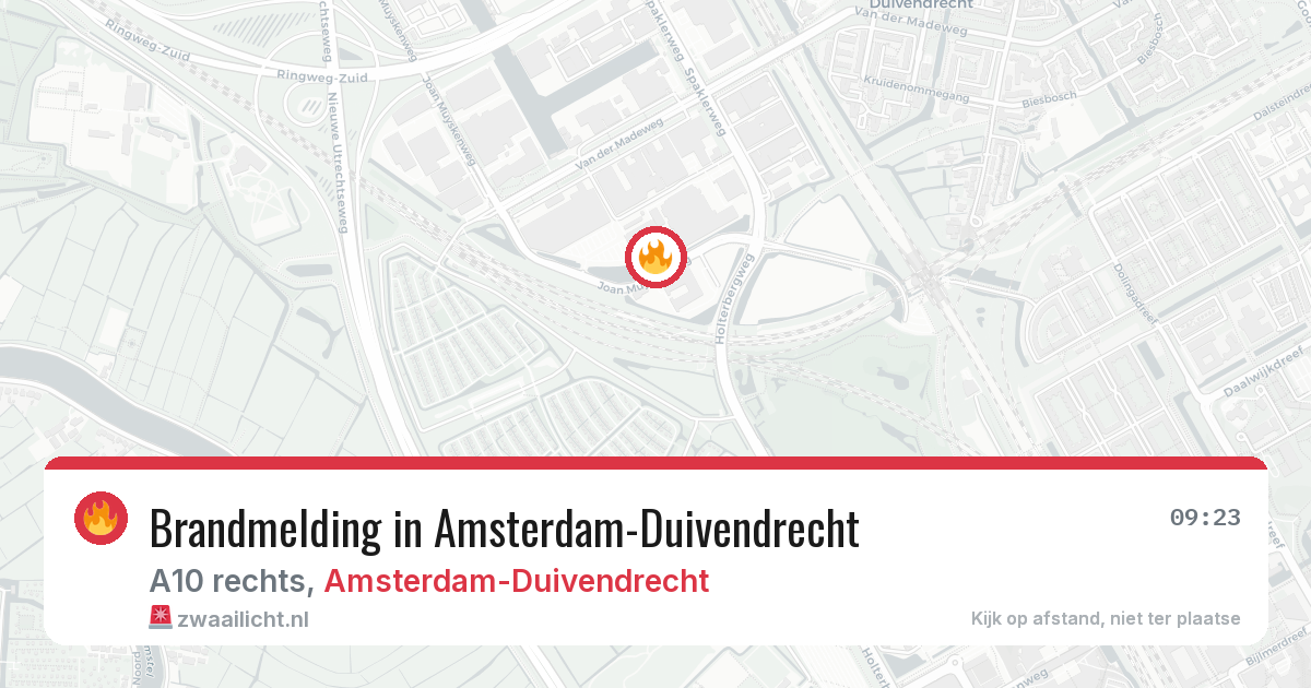 Brandmelding in Amsterdam-Duivendrecht — 2 jul 2026