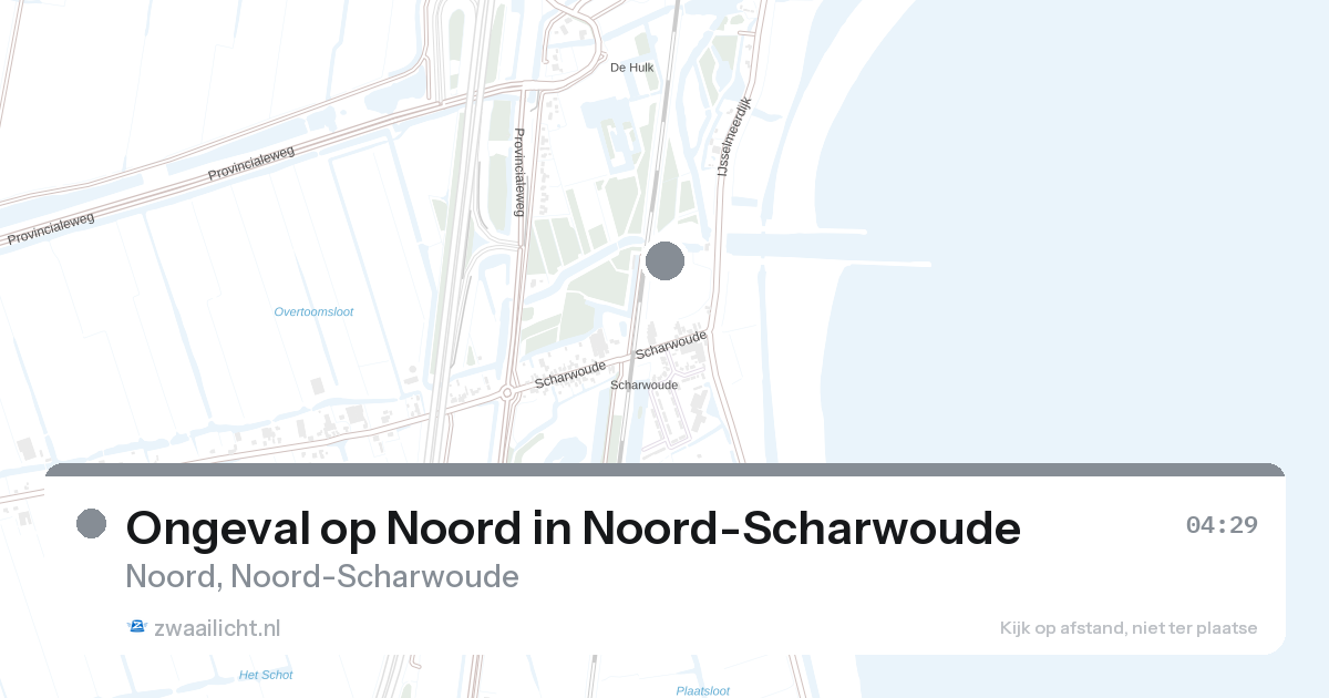 Ongeval op Noord in Noord-Scharwoude — 7 feb 2026