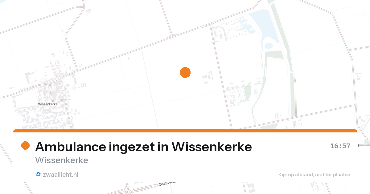 Ambulance ingezet in Wissenkerke — 24 aug 2026