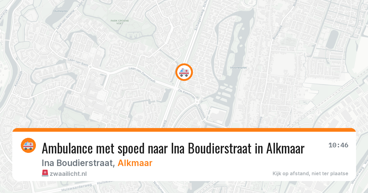 Ambulance met spoed naar Ina Boudierstraat in Alkmaar — 30 jan 2026