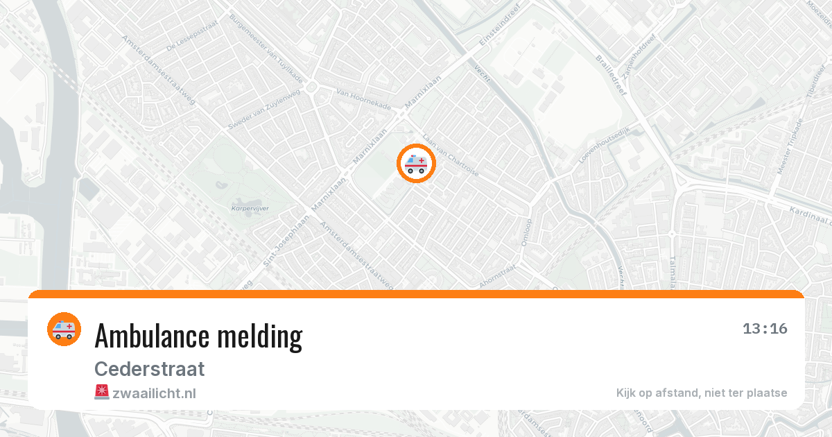 Ambulance melding — 14 jun 2026