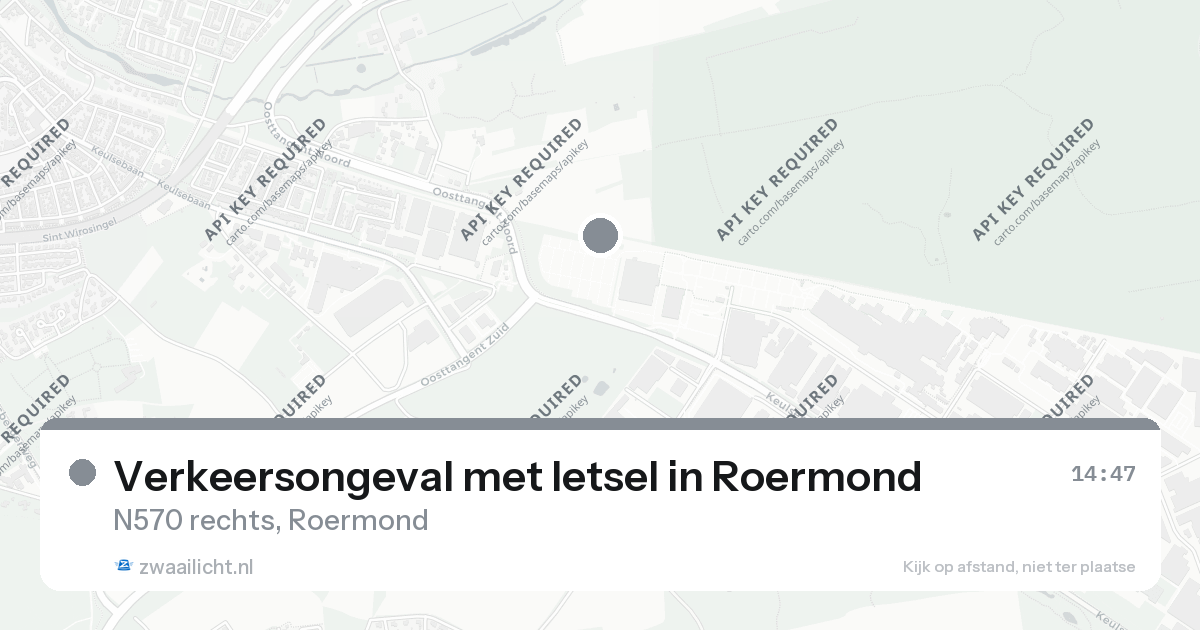 Verkeersongeval met letsel in Roermond — 25 aug 2026
