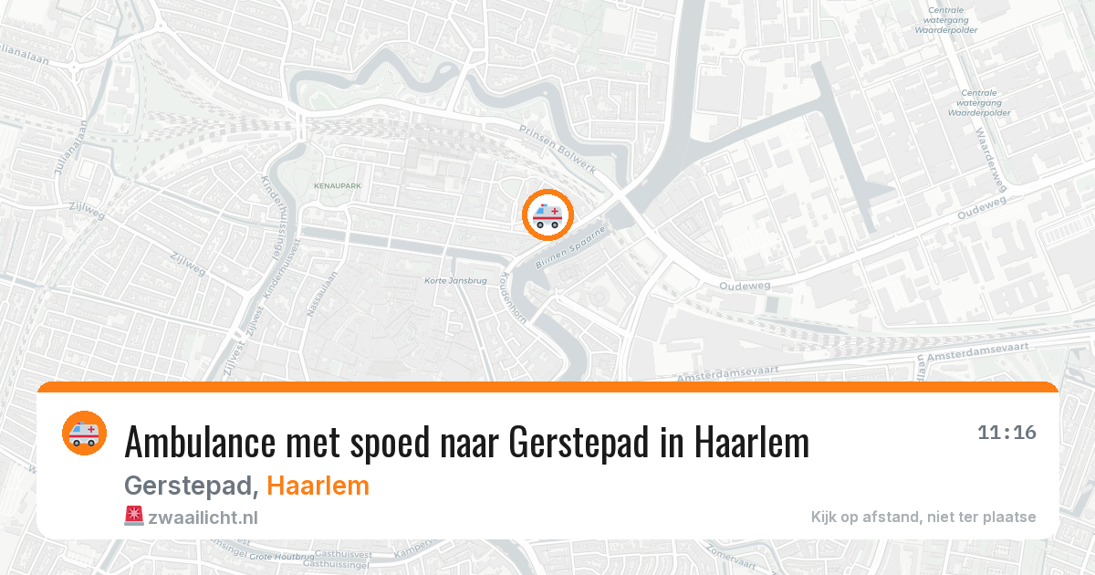 Ambulance met spoed naar Gerstepad in Haarlem — 24 mei 2026