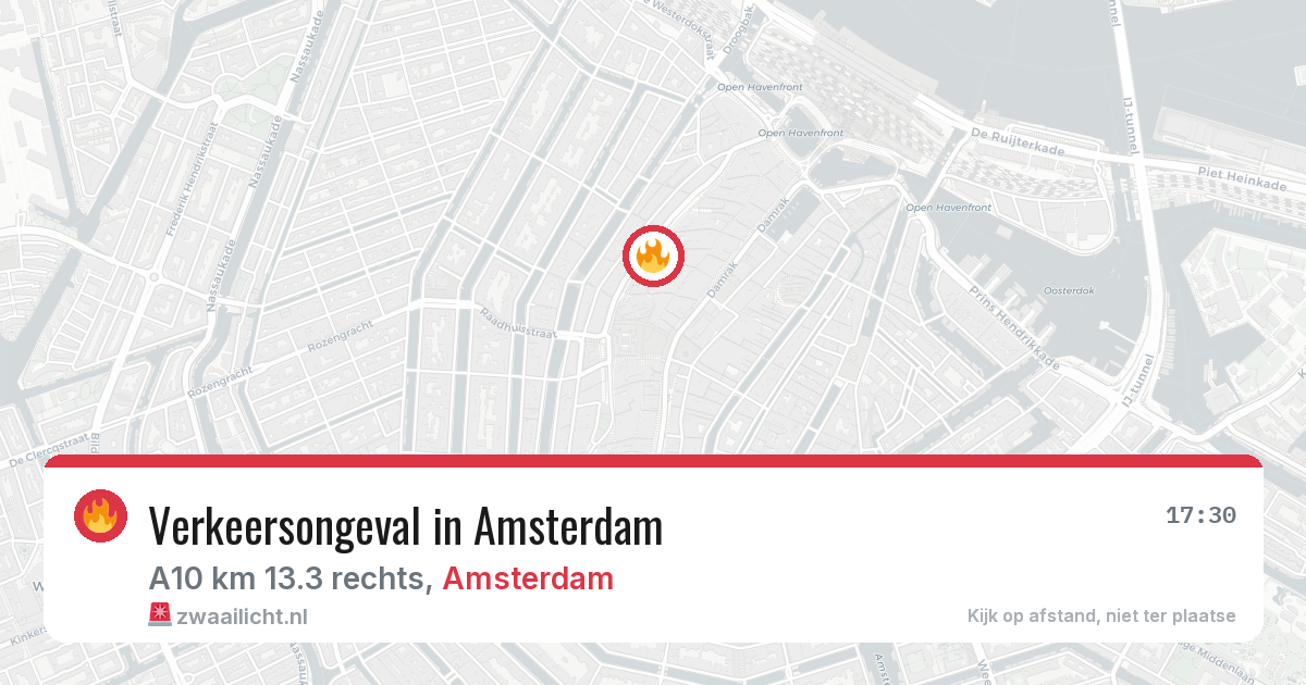 Verkeersongeval in Amsterdam — 28 jun 2026
