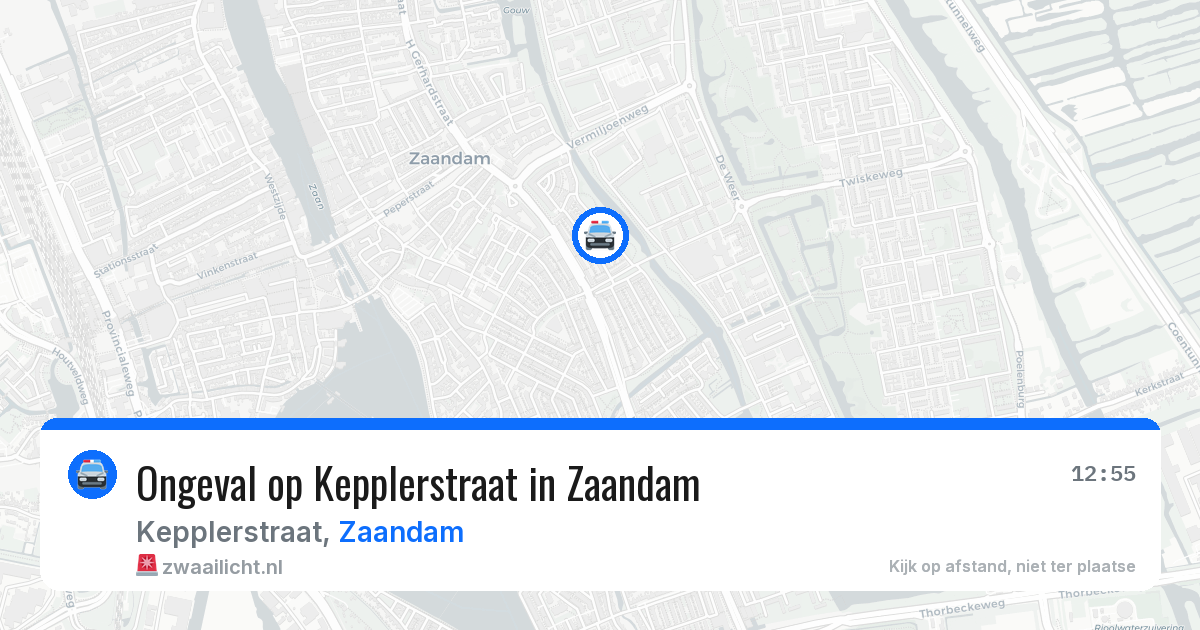 Ongeval op Kepplerstraat in Zaandam — 12 mei 2026