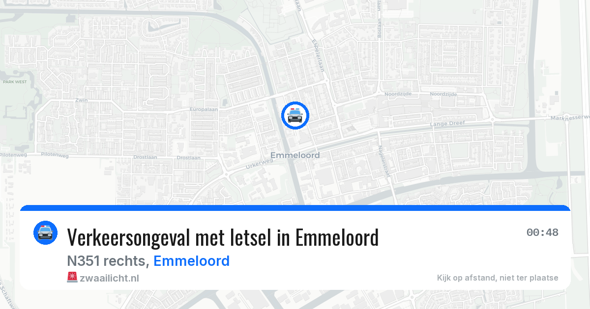 Verkeersongeval met letsel in Emmeloord — 2 mei 2026