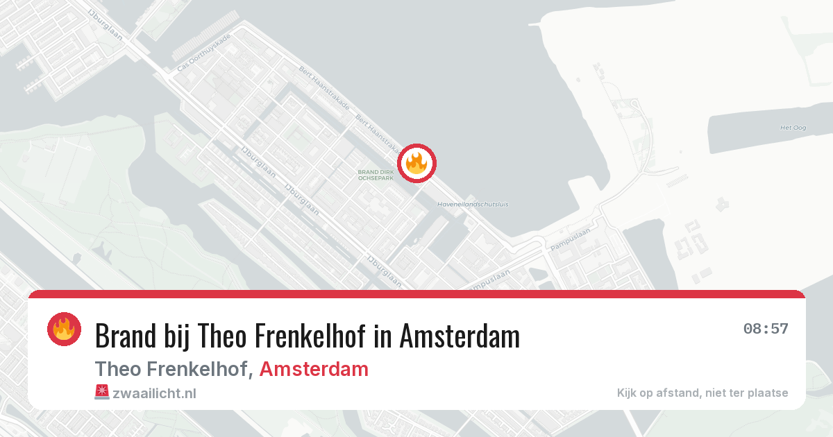 Brand bij Theo Frenkelhof in Amsterdam — 13 mei 2026