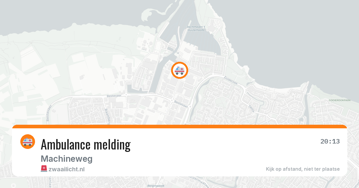 Ambulance melding — 20 jun 2026