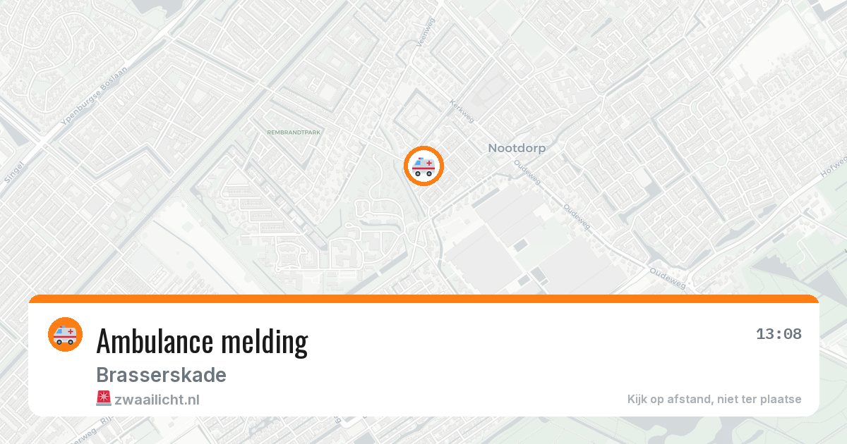 Ambulance melding — 18 jul 2026