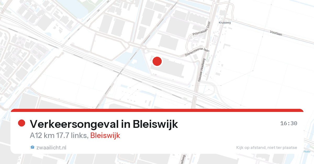 Verkeersongeval in Bleiswijk — 28 aug 2026