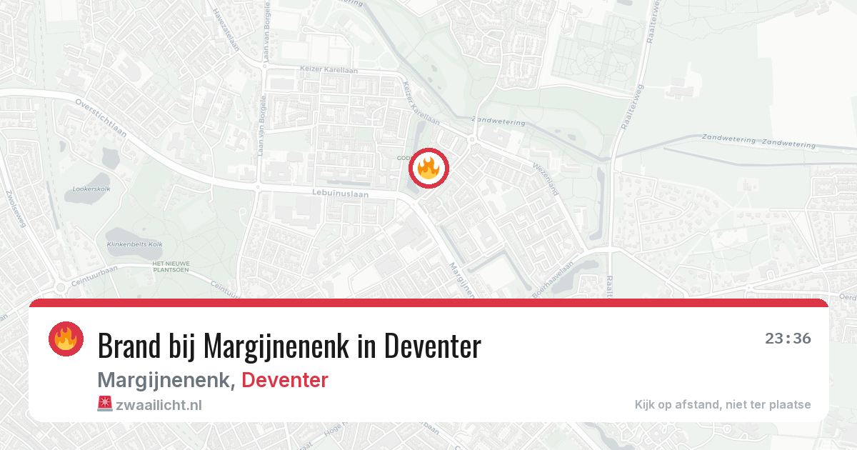Brand bij Margijnenenk in Deventer — 1 apr 2026