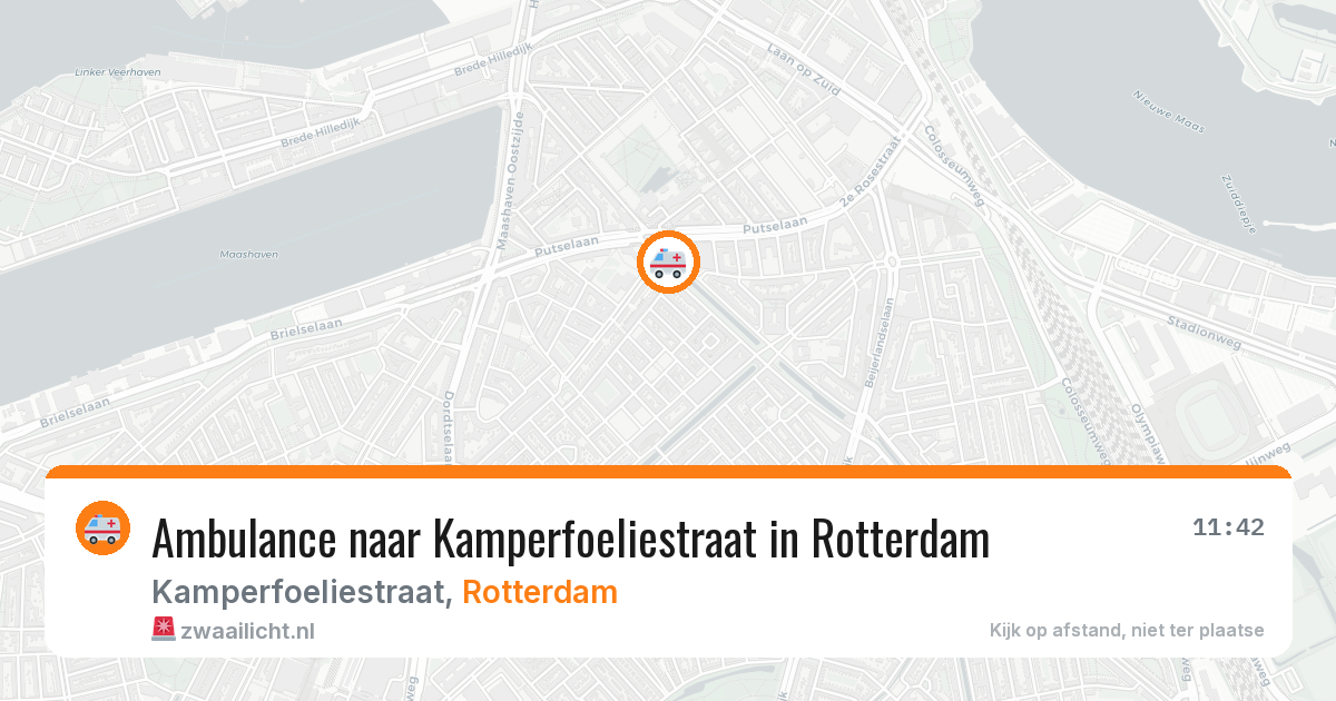 Ambulance naar Kamperfoeliestraat in Rotterdam — 8 jun 2026