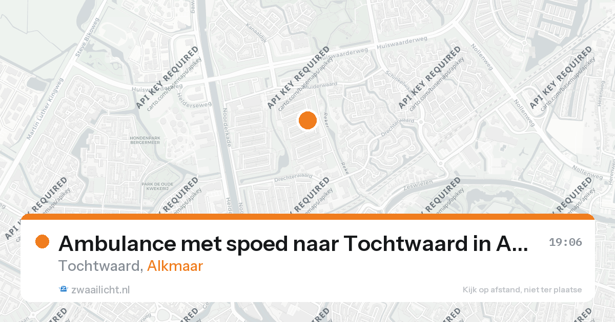 Ambulance met spoed naar Tochtwaard in Alkmaar — 9 jun 2026