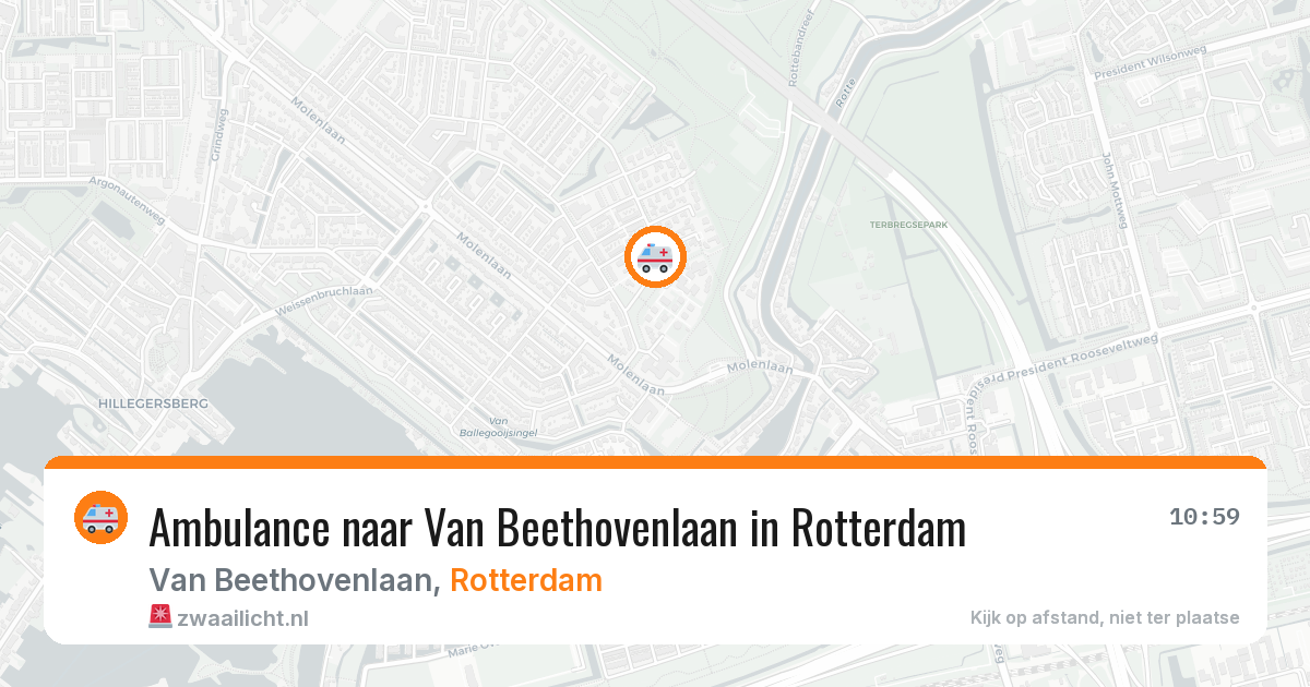 Ambulance naar Van Beethovenlaan in Rotterdam — 7 apr 2026