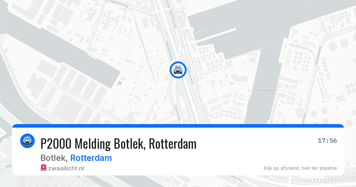P2000 Melding Botlek, Rotterdam — 15 jun 2026