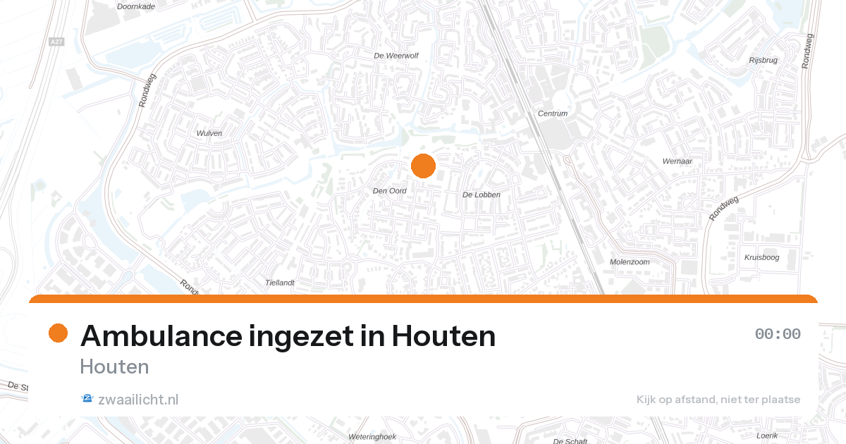 Ambulance ingezet in Houten — 31 jan 2026