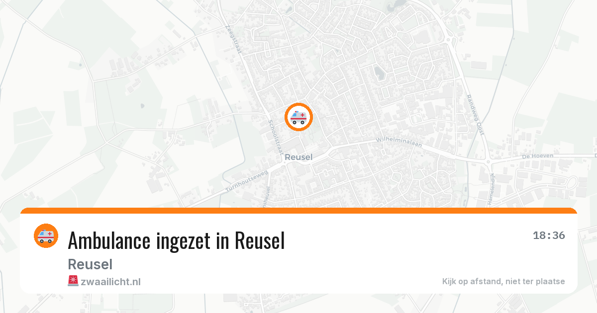 Ambulance ingezet in Reusel — 26 jan 2026