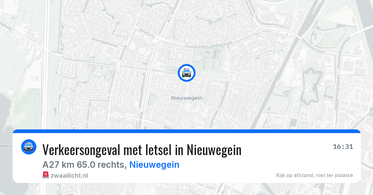 Verkeersongeval met letsel in Nieuwegein — 9 mei 2026