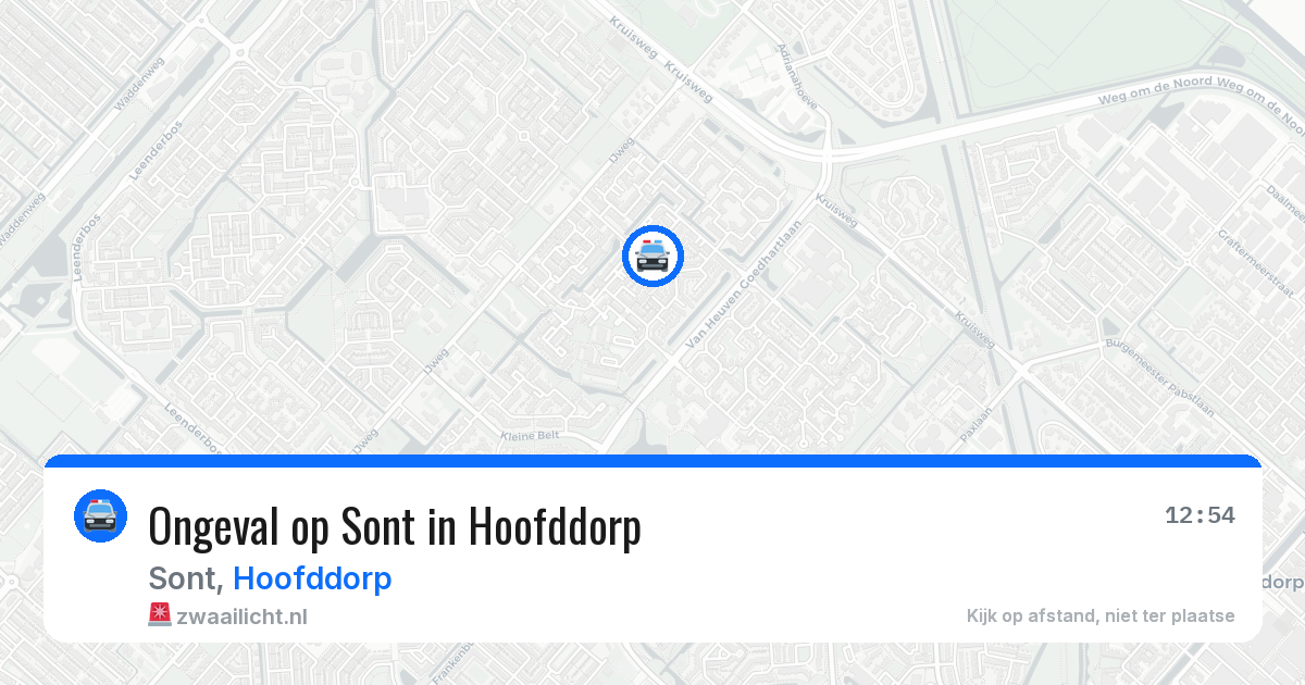 Ongeval op Sont in Hoofddorp — 29 mei 2026