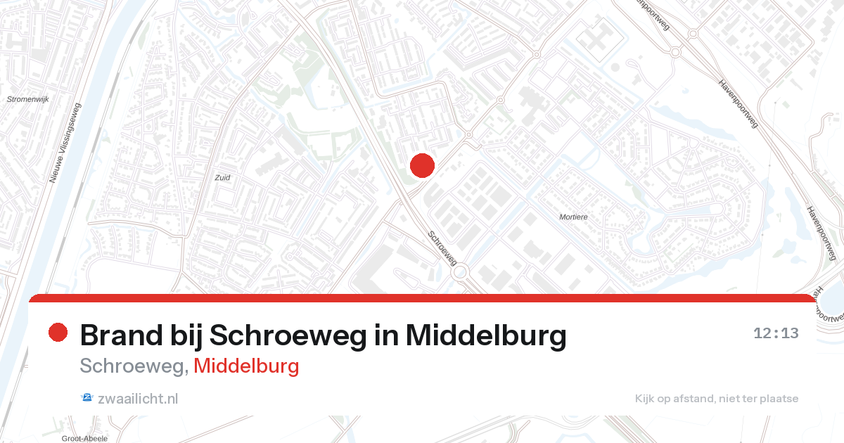 Brand bij Schroeweg in Middelburg — 8 jul 2026