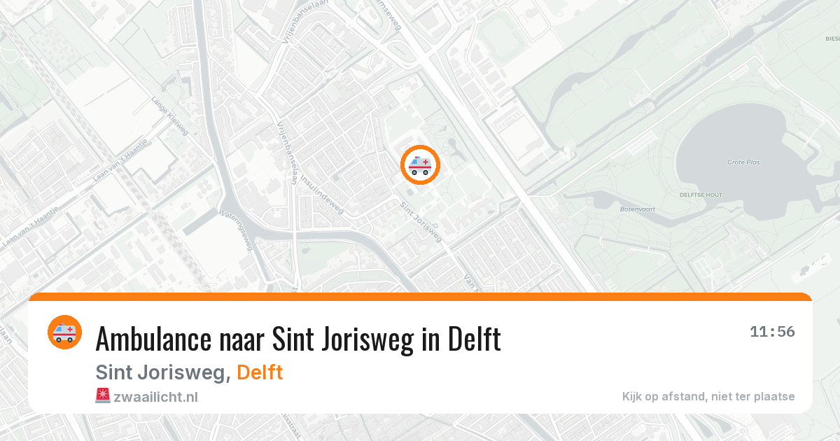 Ambulance naar Sint Jorisweg in Delft — 29 jan 2026