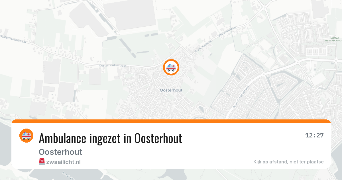Ambulance ingezet in Oosterhout — 11 apr 2026