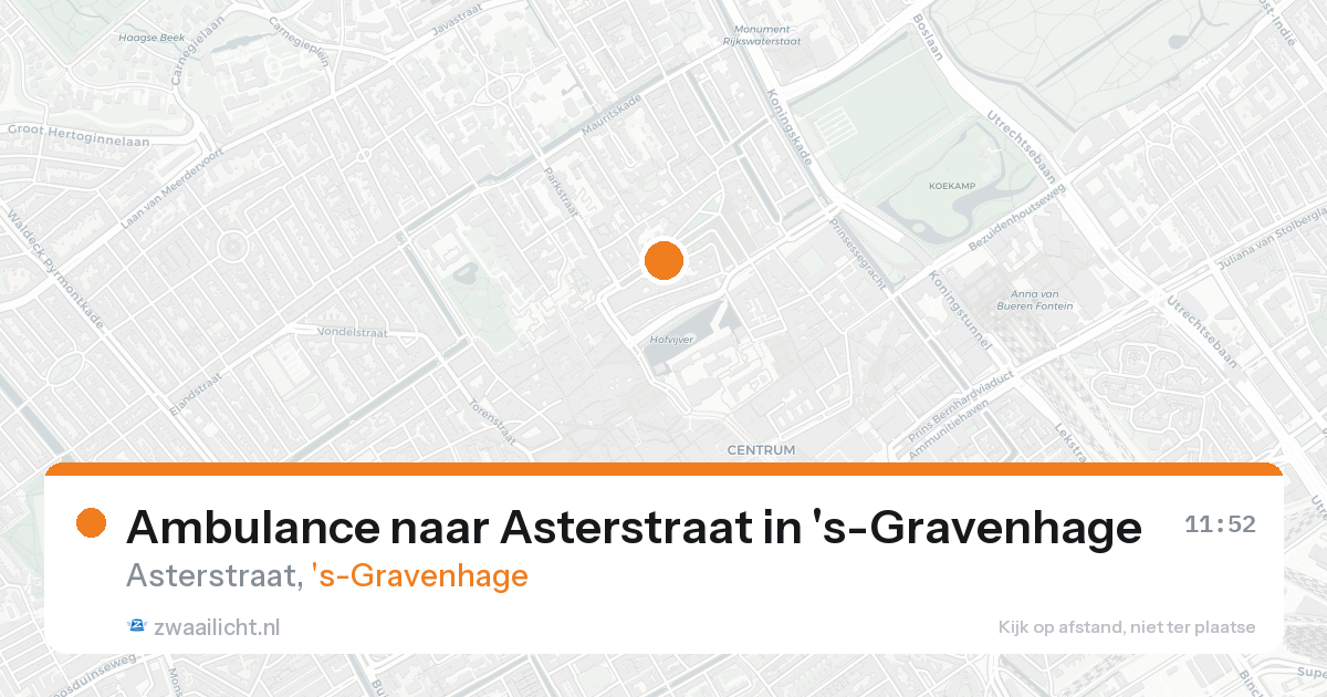 Ambulance naar Asterstraat in 's-Gravenhage — 31 jan 2026