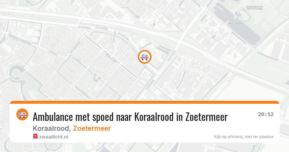 Ambulance met spoed naar Koraalrood in Zoetermeer — 26 jan 2026