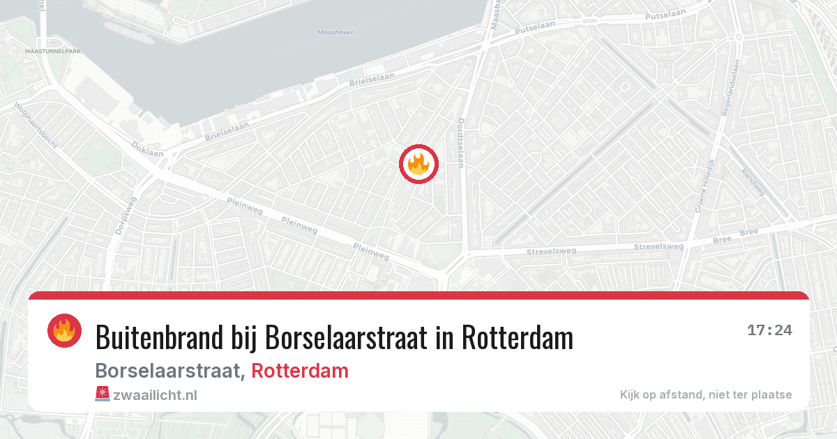 Buitenbrand bij Borselaarstraat in Rotterdam — 2 aug 2026