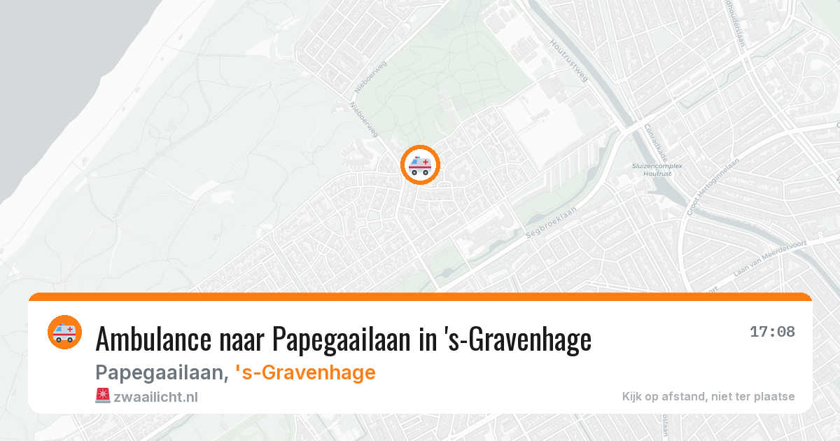 Ambulance naar Papegaailaan in 's-Gravenhage — 31 jul 2026